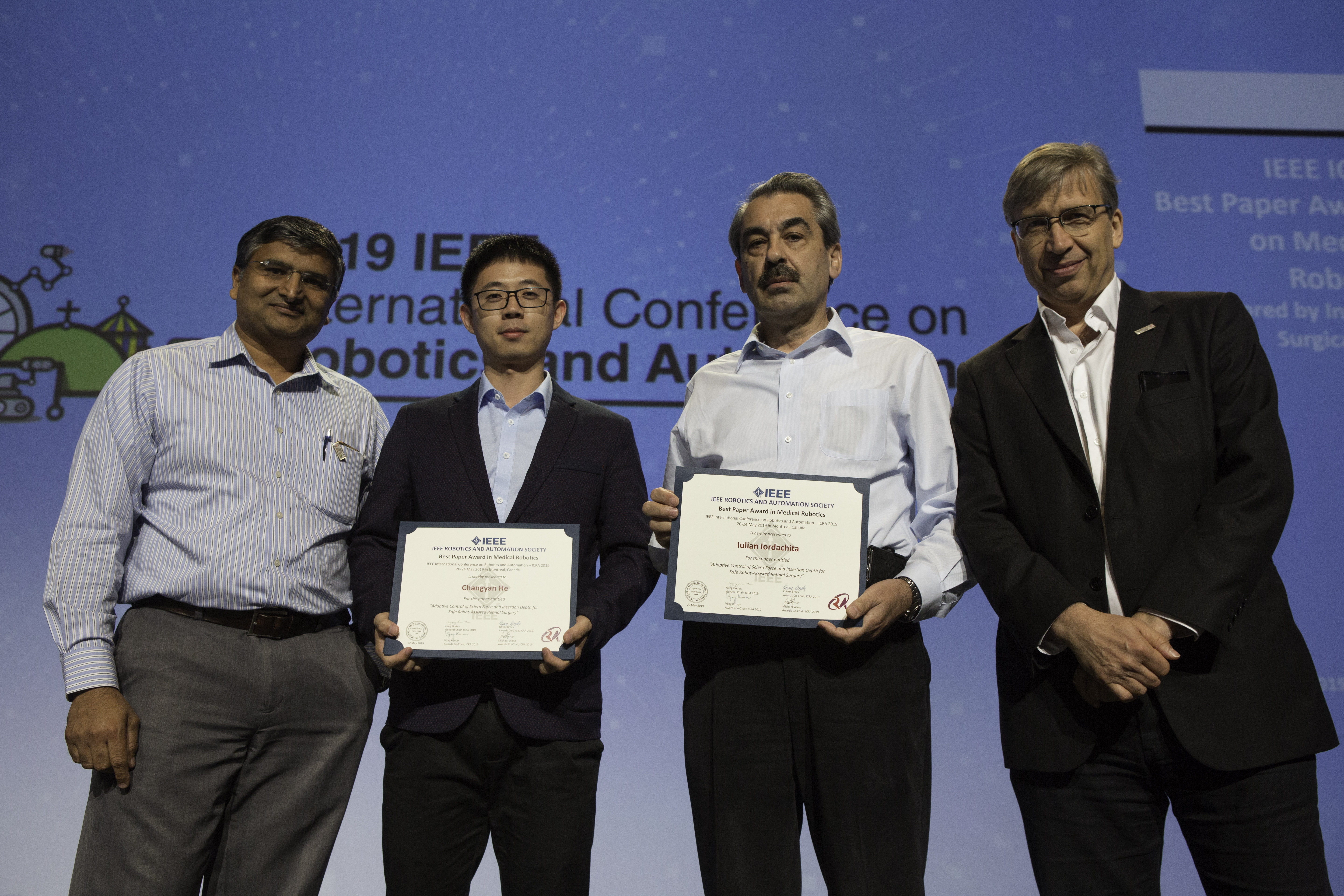 Best Paper Award in Medical Robotics