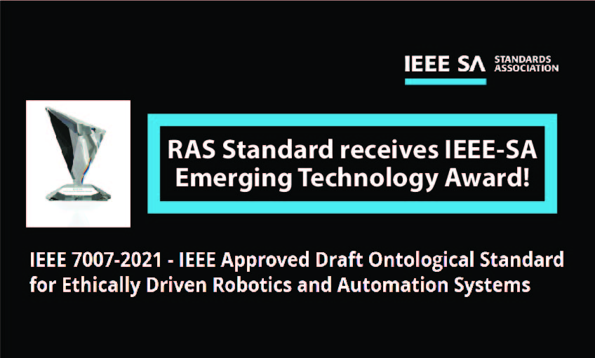 RAS Standard Emerging Technology Award!
